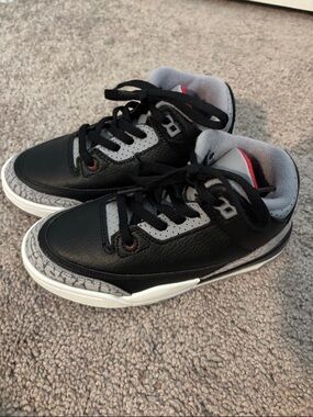 Kids Black and Grey Basketball Sneakers - Youth Athletic Shoes